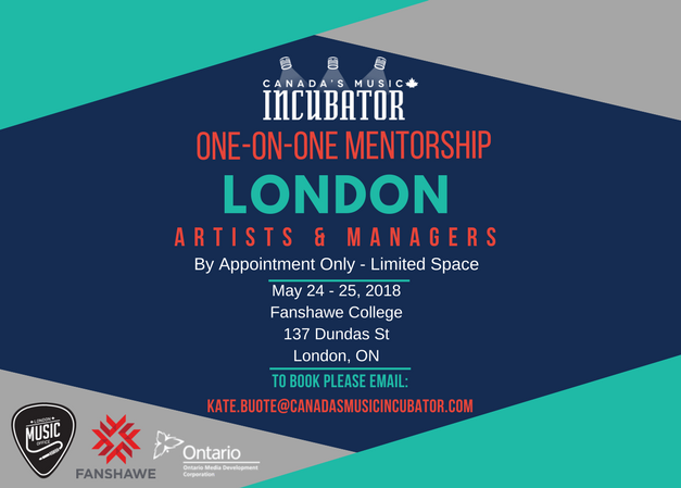 Canada's Music Incubator One-On-One Mentor Sessions